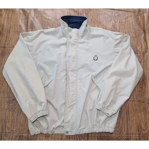 Vintage Chaps Ralph Lauren Harrington Jacket Men's LG Tan Plaid Lined 90s Y2K